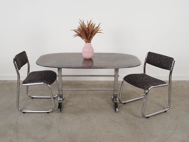 stoły Stół kamienny, duński design, lata 80, produkcja: Dania