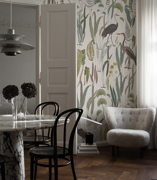 tapety i naklejki ścienne Tapeta Calm Heron Beige