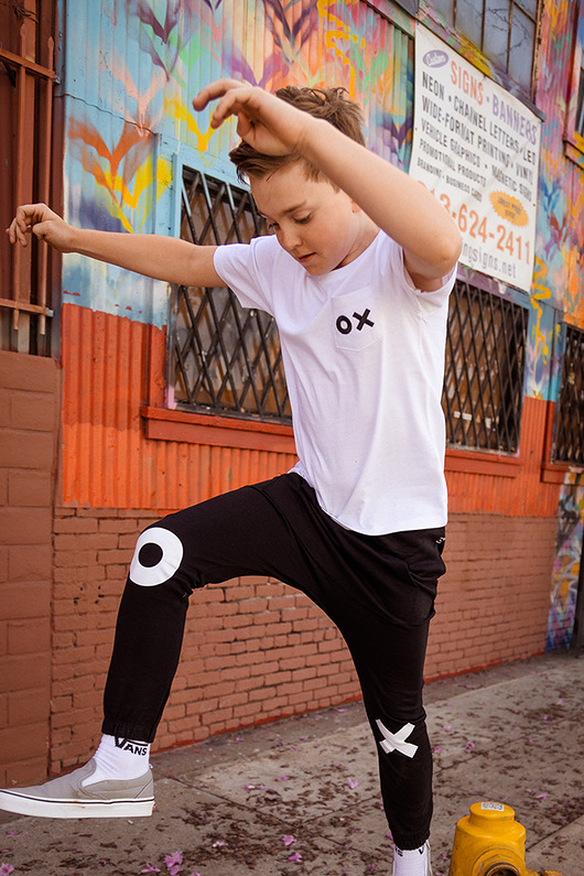t-shirty dla chłopców White basic pocket tshirt