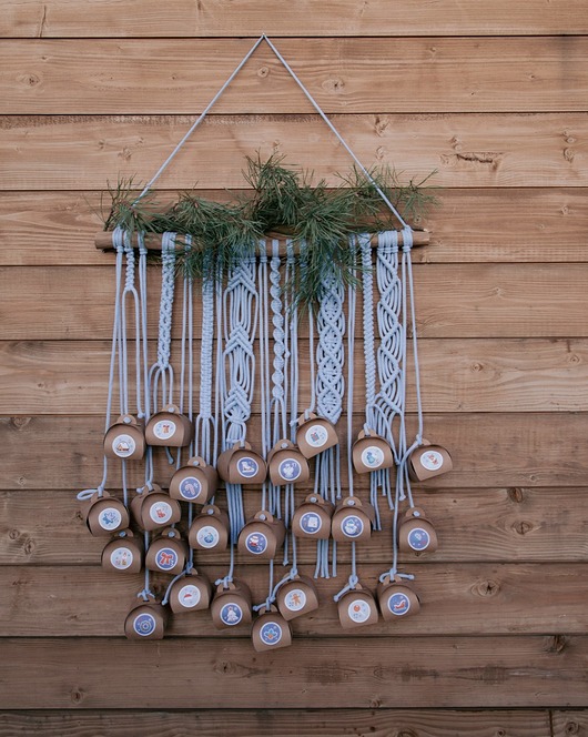 dekoracje świąteczne Kalendarz adwentowy dla dziecka DOSTĘPNY od ręki!!! /dodatki świąteczne