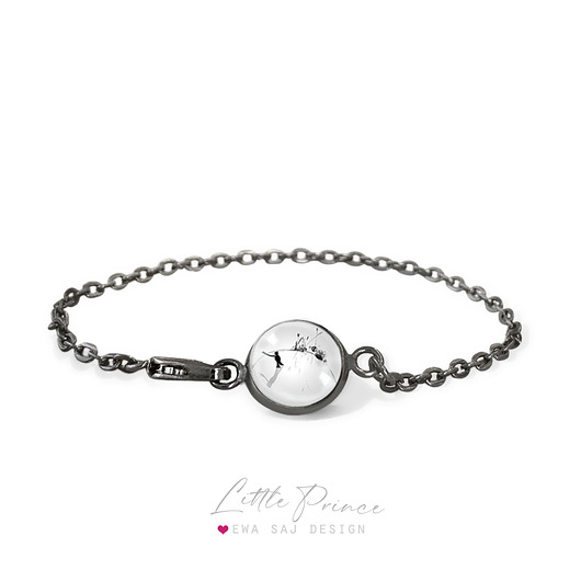 bransoletki ze szkła Mały Książę - Planeta- bransoletka