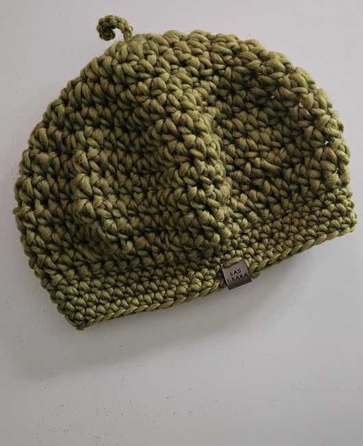 czapki damskie Wełniany beret z antenką