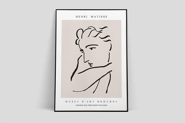 Henri Matisse  inspiracja, plakat wystawowy Pas De LArt