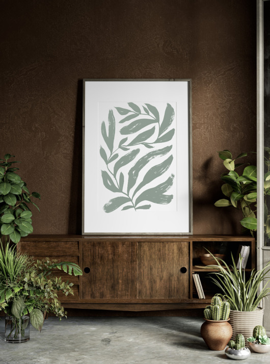 grafiki i ilustracje PLAKAT BOTANICZNY  ROŚLINA ilustracja
