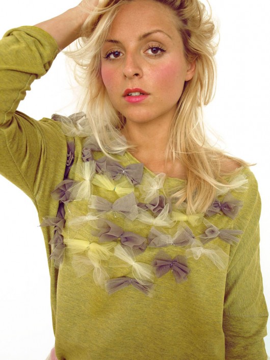 Bluza Papugi gaj pistacjowa zielona by Sysia S M Benni