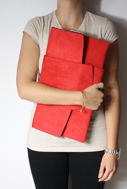 Kopertówka XL red + black Zuzia Górska