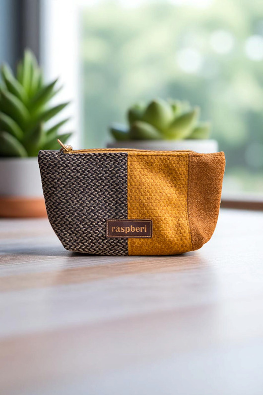 kosmetyczki Miodowa kosmetyczka midi patchwork