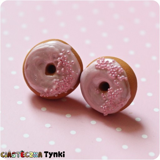 kolczyki donuty ciasteczkatynki