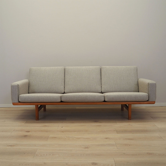 sofy i szezlongi Sofa jesionowa, lata 60, duński design, Hans. J. Wegner, Getama