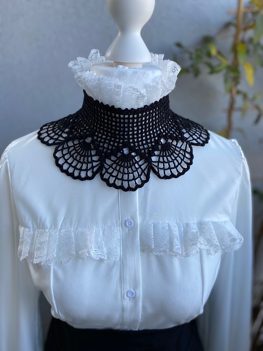 chokery Retro koronkowy naszyjnik