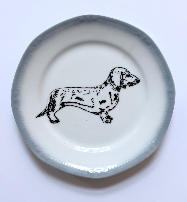 Ozdoby na ścianę Jamnik rycina