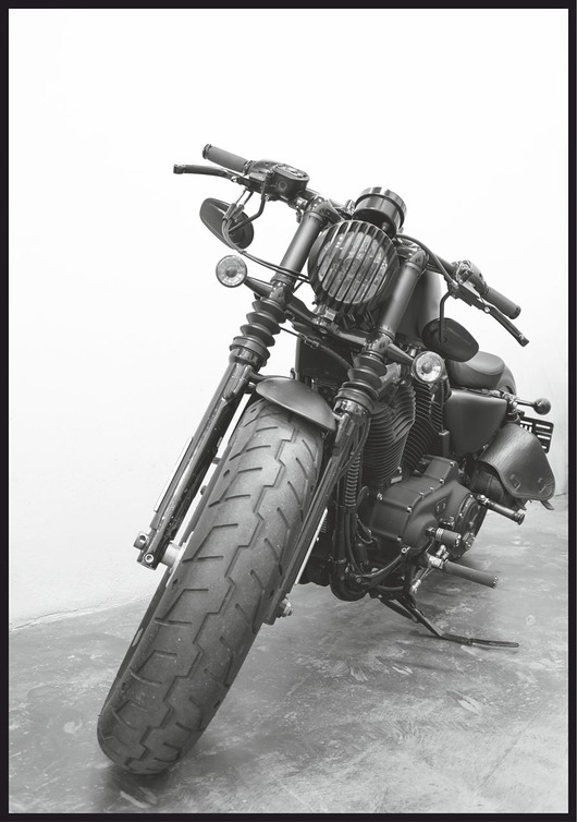 plakaty Plakat "Stary motocykl"
