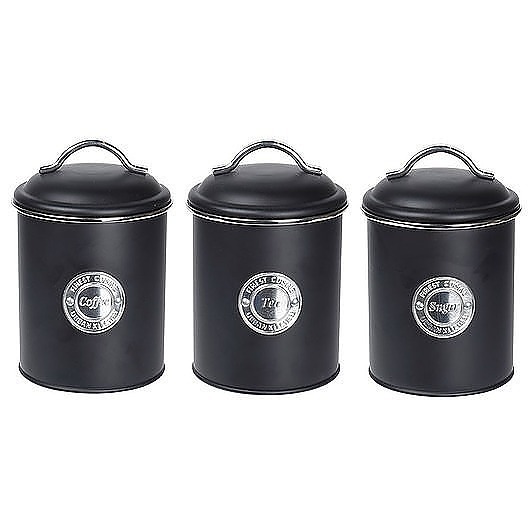 Puszka Kuchenna 3 szt. Pojemnik Kuchenny Nero MIA home