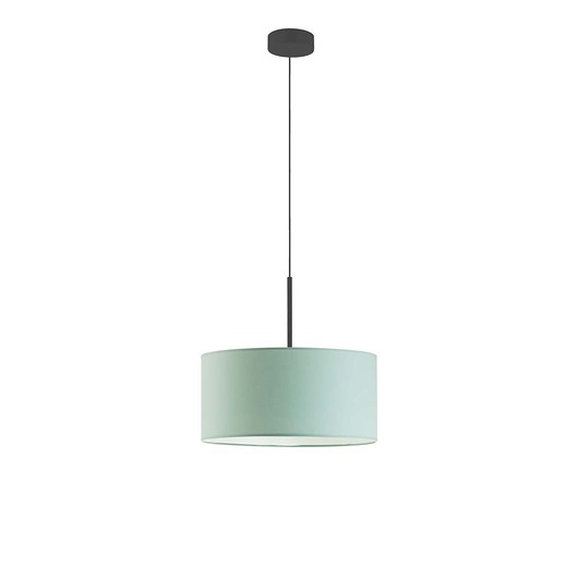 lampy do pokoju dziecka Dziecięcy żyrandol z miętowym abażurem SINTRA KIDS fi - 30 cm