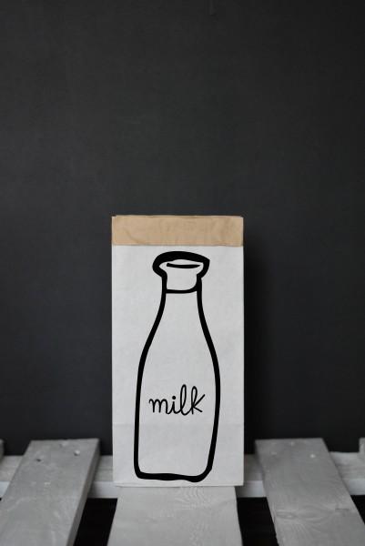 Worek papierowy mini Milk MIA home