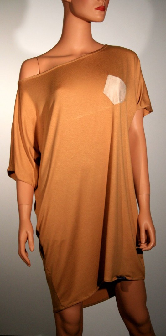 Karmelowa Tunika Oversize Lambear