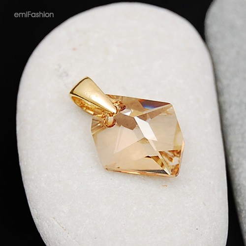 kryształ Swarovski Golden Shadow w złoconym srebrze MAREMI Jewelry