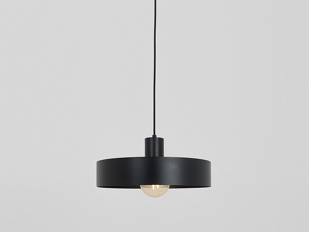 lampy wiszące Nowoczesna minimalistyczna lampa wisząca FAY 1 L czarna