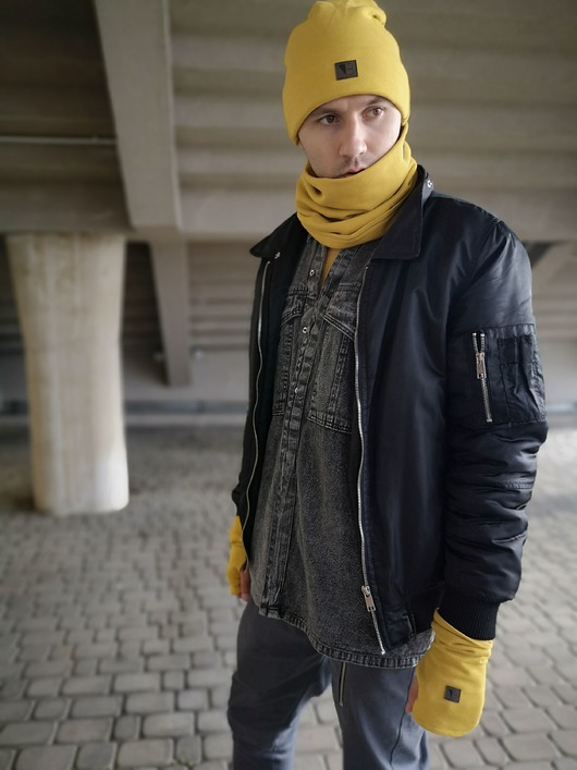 Rekawiczki unisex - damskie i męskie bawełniane Lucas Brondel