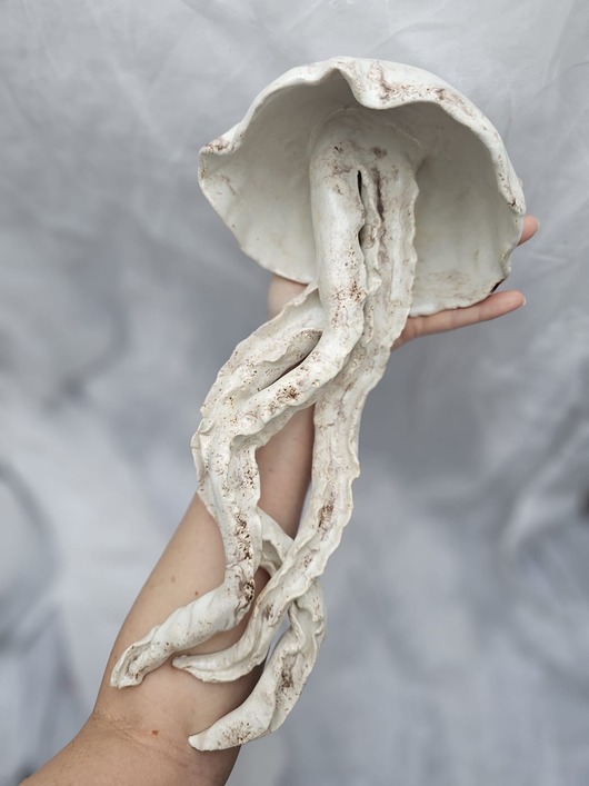 figurki i rzeźby Ręcznie wykonana ceramiczna rzeźba Meduza