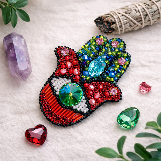 broszki Broszka Ręka Fatimy