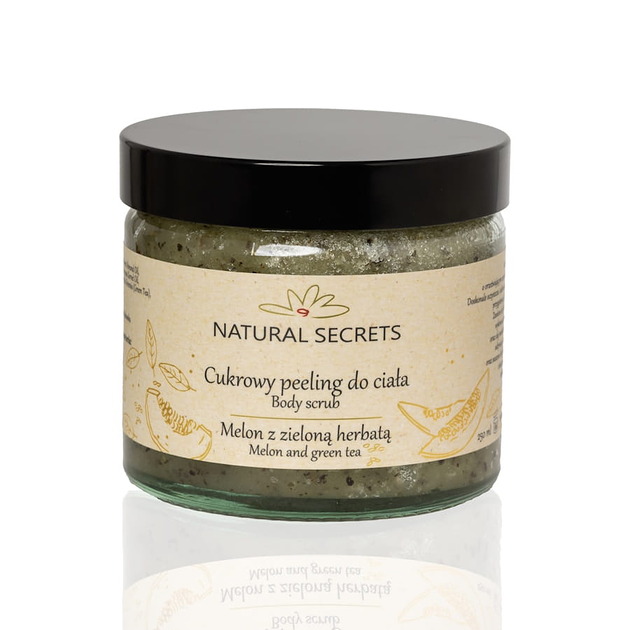 peelingi do ciała Peeling cukrowy - orzeźwiający melon z zieloną herbatą