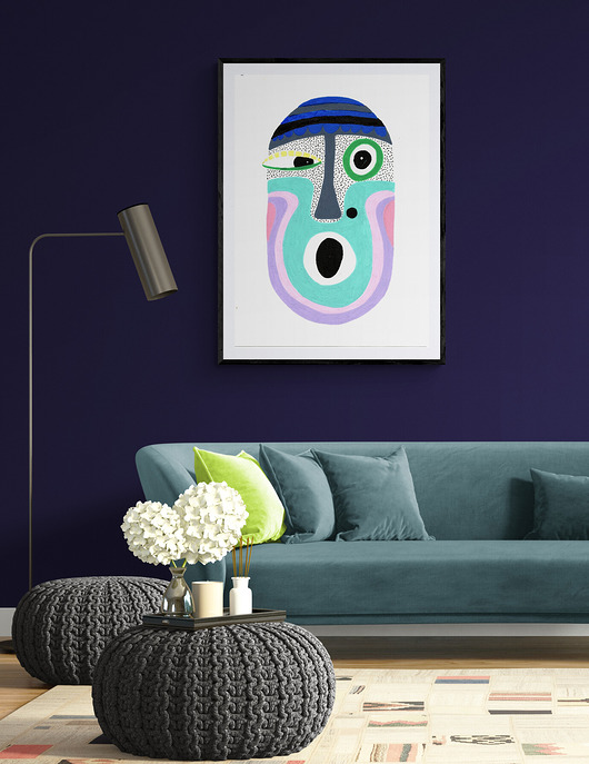 grafiki i ilustracje Pan Zdziwko, malowany obraz, plakat
