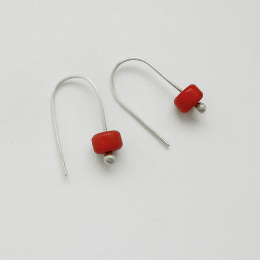 kolczyki z kamieniami Kolczyki OKRĄG