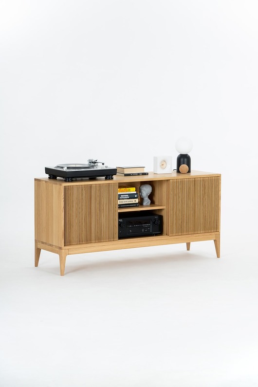 komody i szafki TONN 150 - szafka pod gramofon, lite drewno dębowe