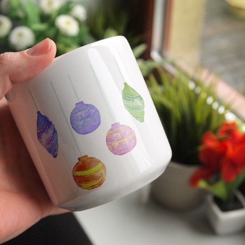 Bombki Kubek Serce uszko ONE MUG A DAY