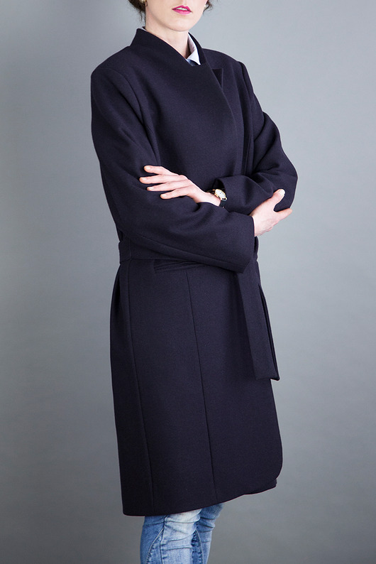 Płaszcz DEAR CLOTHES wiosenny,granatowy DearClothes