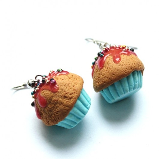 kolczyki muffinki ciasteczkatynki