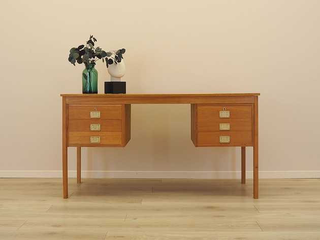 biurka Biurko jesionowe, duński design, lata 70, produkcja: Dania