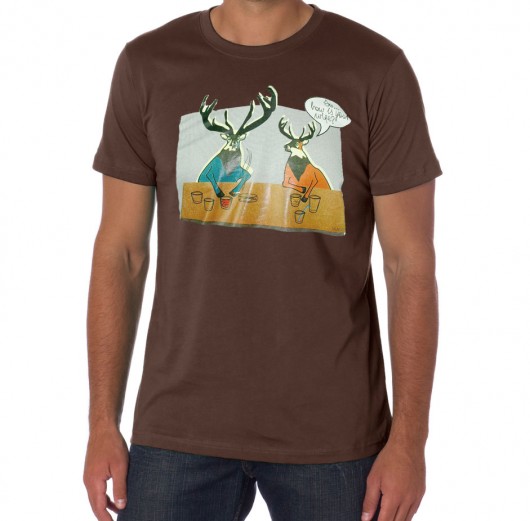 T-shirt z autorskim wzorem - Deer Wife M, L, XL MUNGO