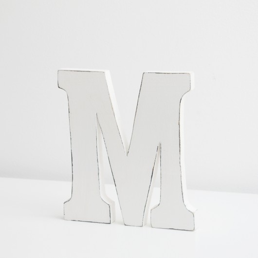Litera drewniana SHABBY WHITE Any THING
