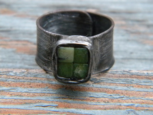 Roman Ancient Ring ;) nefryt kosteczki  Beata Trotter