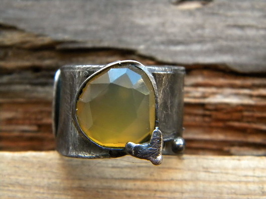 Roman Ancient Ring ;) chalcedon miodowy Beata Trotter