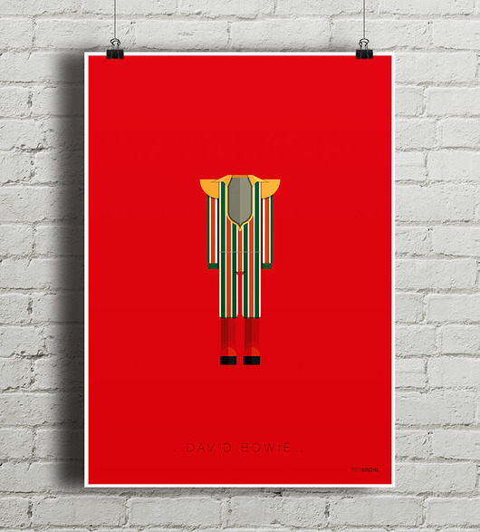 David Bowie - plakat A2 minimalmill