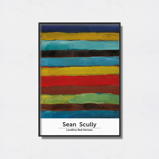 Sean Scully plakat do wystawy Pas De LArt