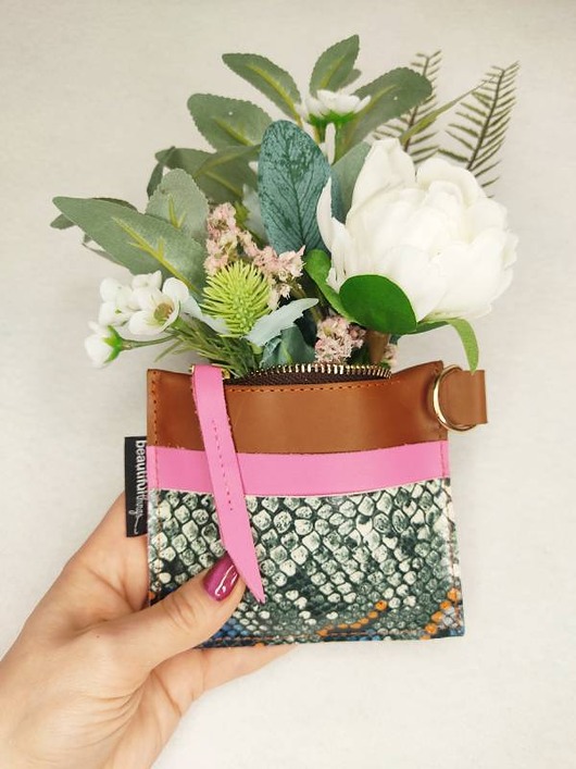 portfele damskie Mini portfe Zero Waste
