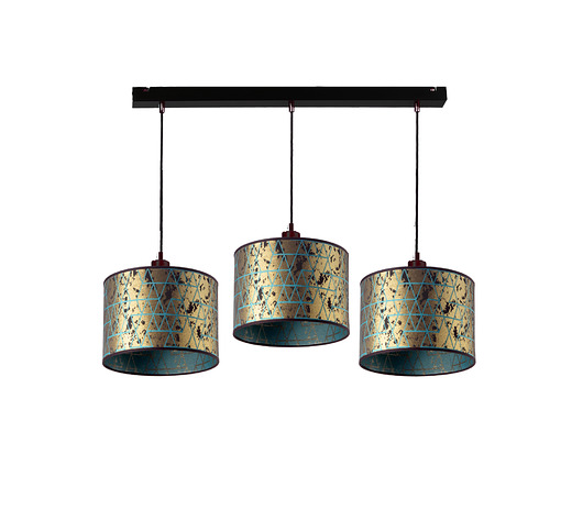 lampy wiszące Luksusowa Lampa Wisząca Sufitowa Glamour Złota