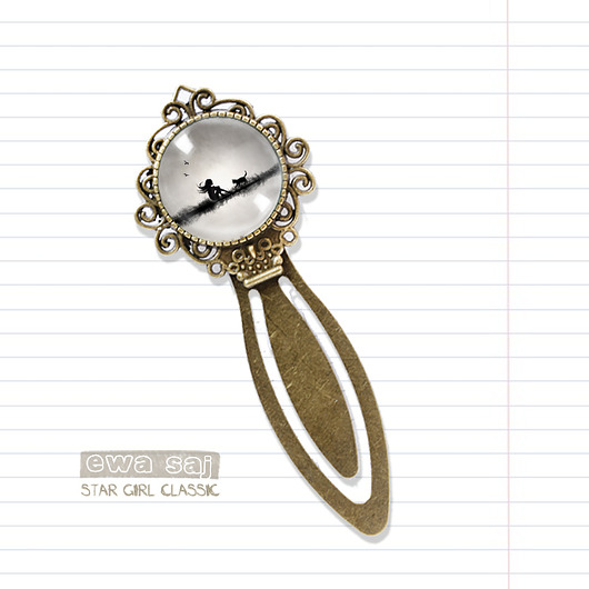 zakładki do książek Star Girl Classic Bocian - zakładka