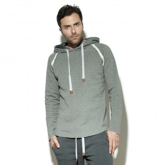 Oak Hoodie Man Modern • Szary Bozzolo