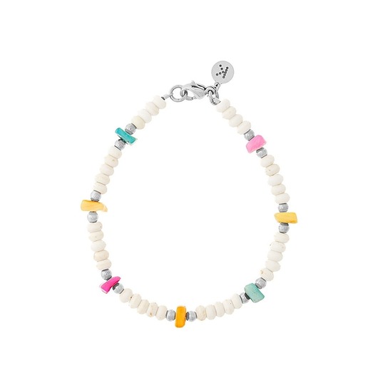 bransoletki - inne Bransoletka Summer Vibe - Srebrna