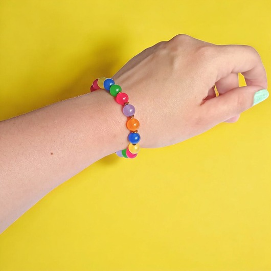 bransoletki z kamieni naturalnych SUMMER COLLECTION : bransoletka na gumce : jadeit II