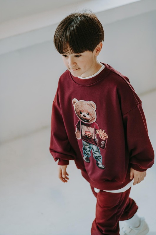 bluzy dla dziewczynki Dres oversize Mac Teddy
