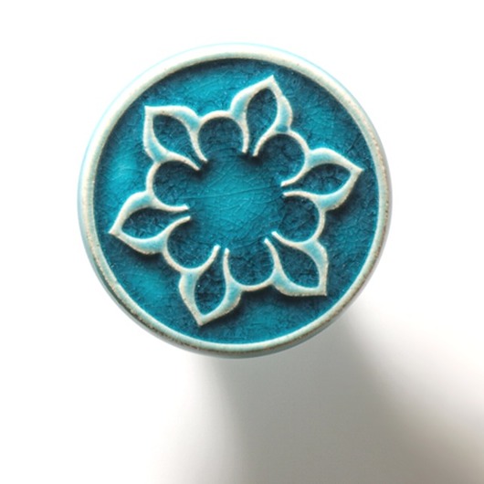 gałki do mebli Gałka do mebli turkusowa wz.2
