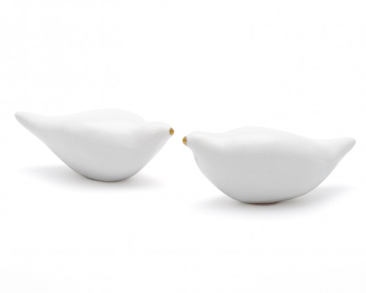 Porcelanowe gołąbki Barbara Śniegula