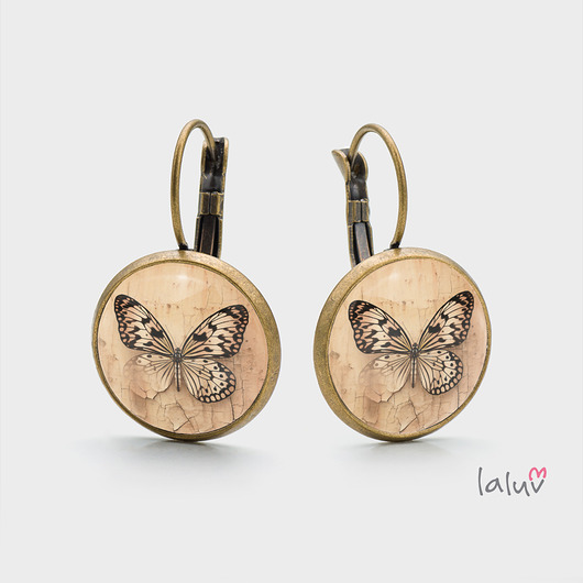 Kolczyki wiszące BUTTERFLY laluv