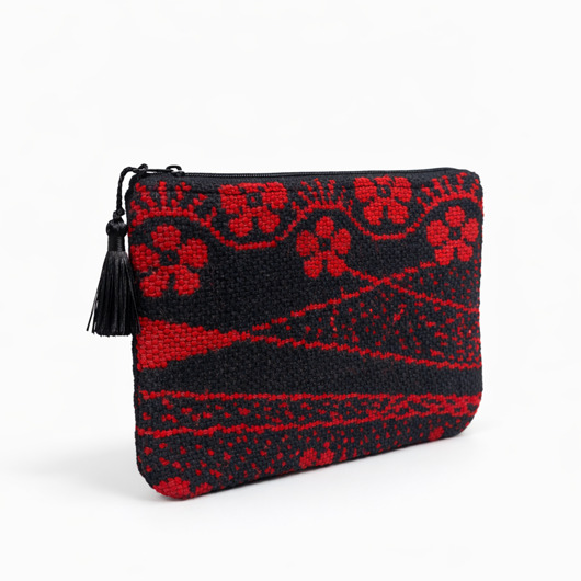 kosmetyczki Większa kosmetyczka ze starej tkaniny